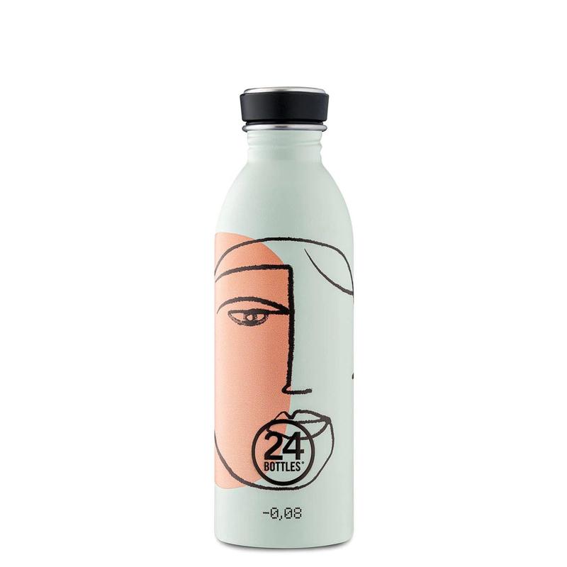 24 Bottles Urban 500ML Water Bottle - Blue Calypso