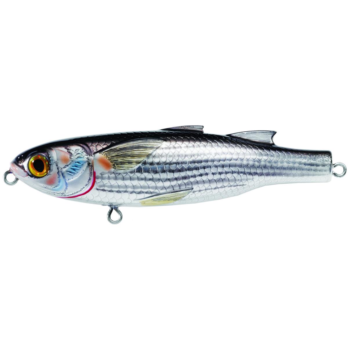 Mullet Walking Bait,silver-black,#1