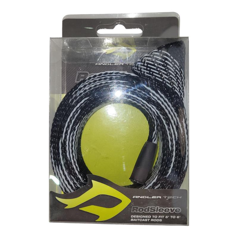 Angler Tech Rod Sleeve Baitcast WhiteBlack