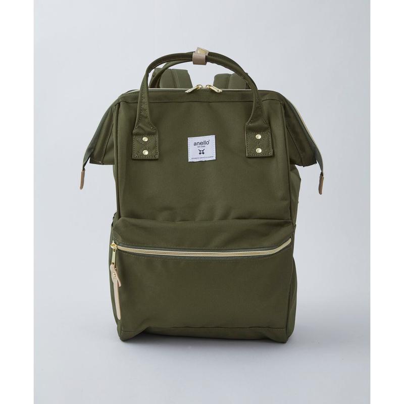 Anello Cross Bottle Kuchigane Backpack S (Olive)