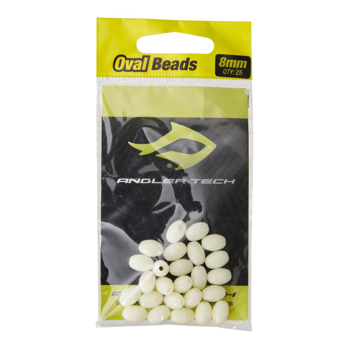 Angler Tech Beads Oval Lumo 8mm