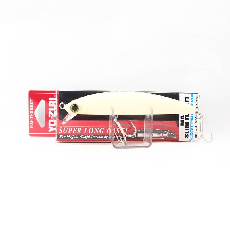 Yo Zuri Mag Slim Flat 105 Floating Lure R1539-BONE (4466)