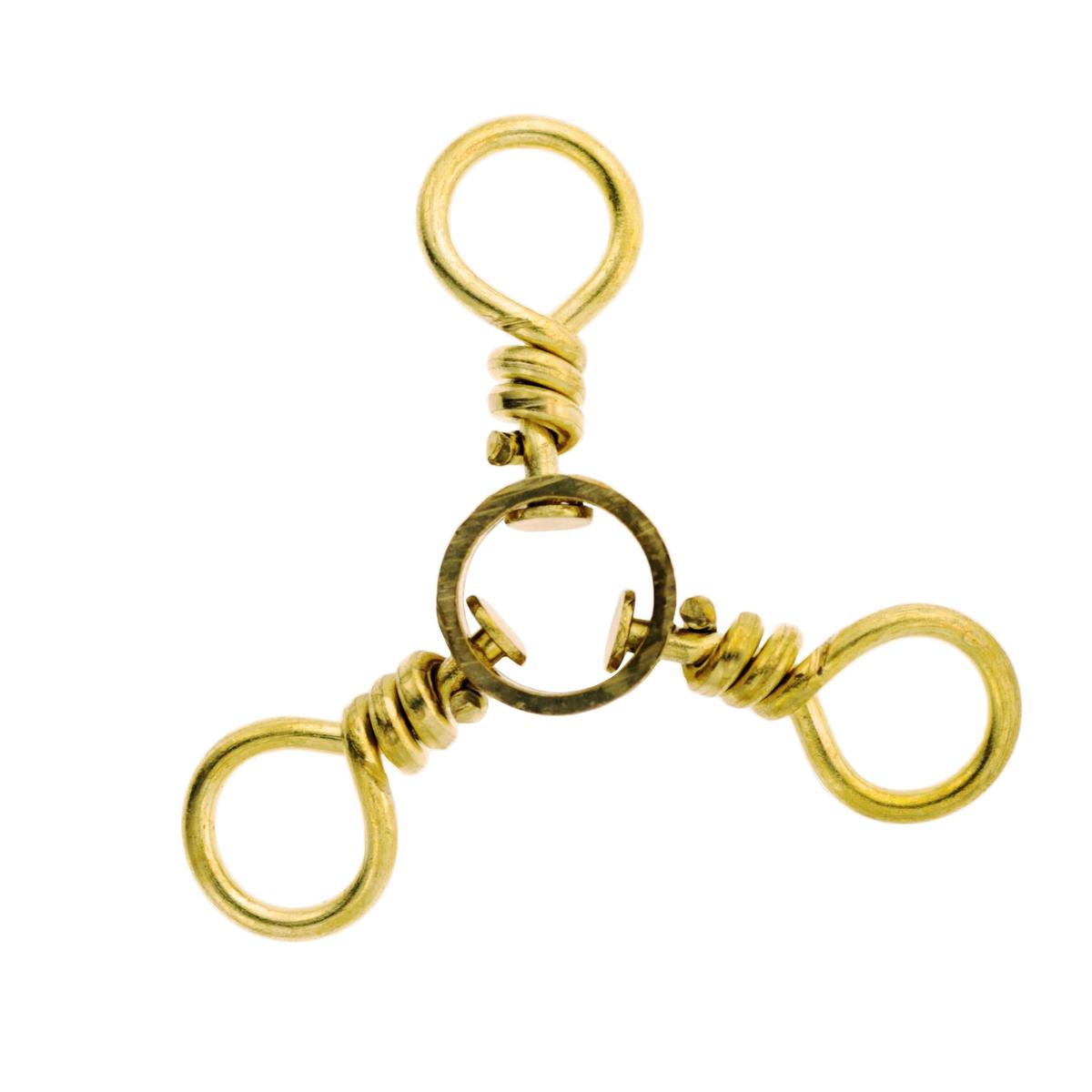 3-way Swivel-1-0 Brass 01151-019 2pcs