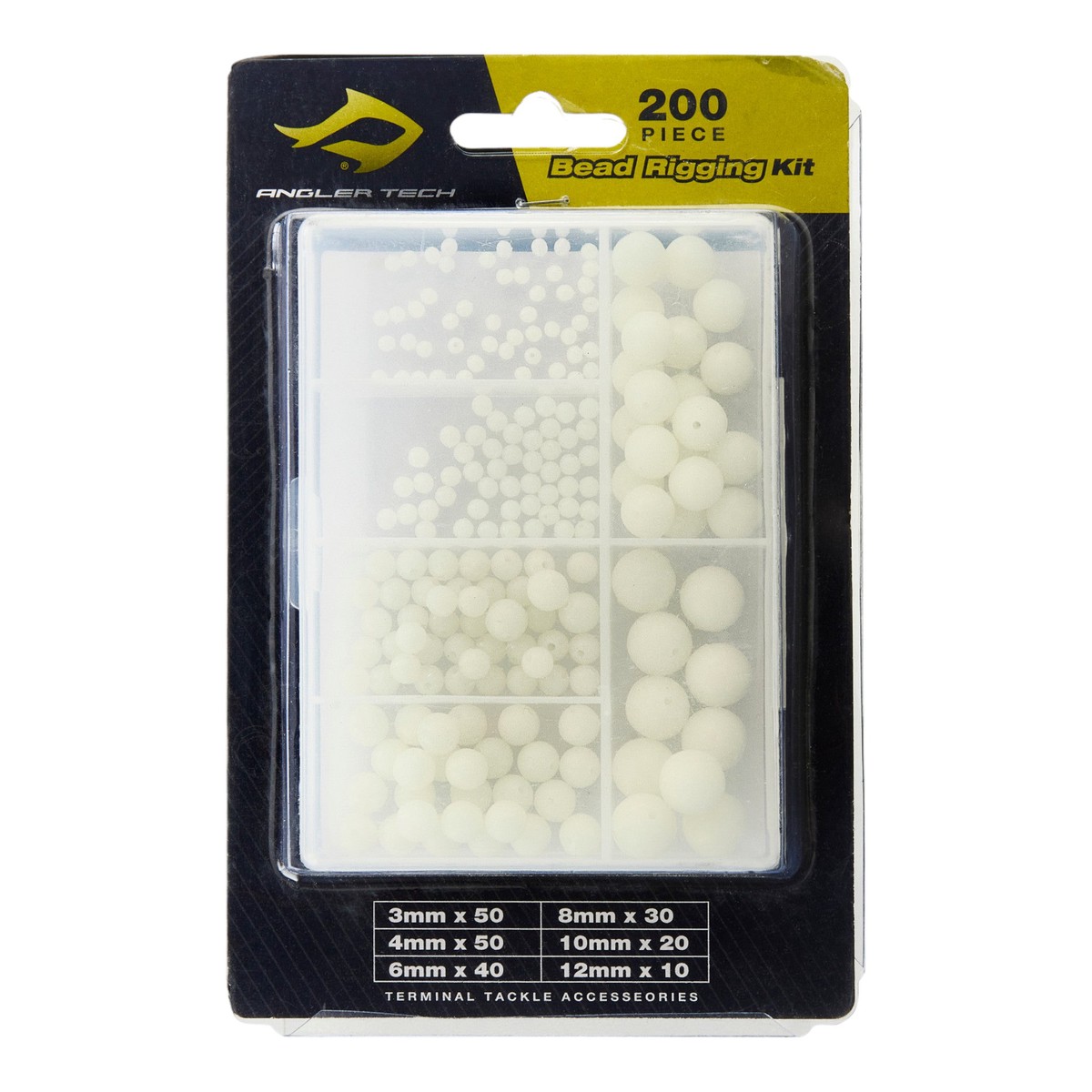 Angler Tech Beads 200pk Assorted Lumo