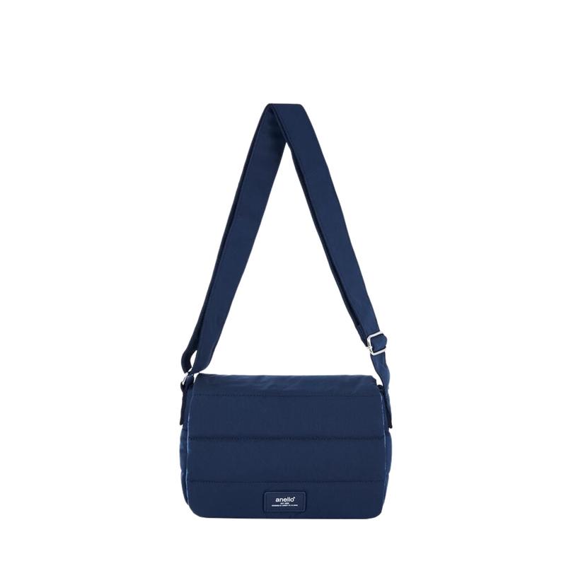 Anello Fuzzy Flappy Shoulder Bag (Navy)