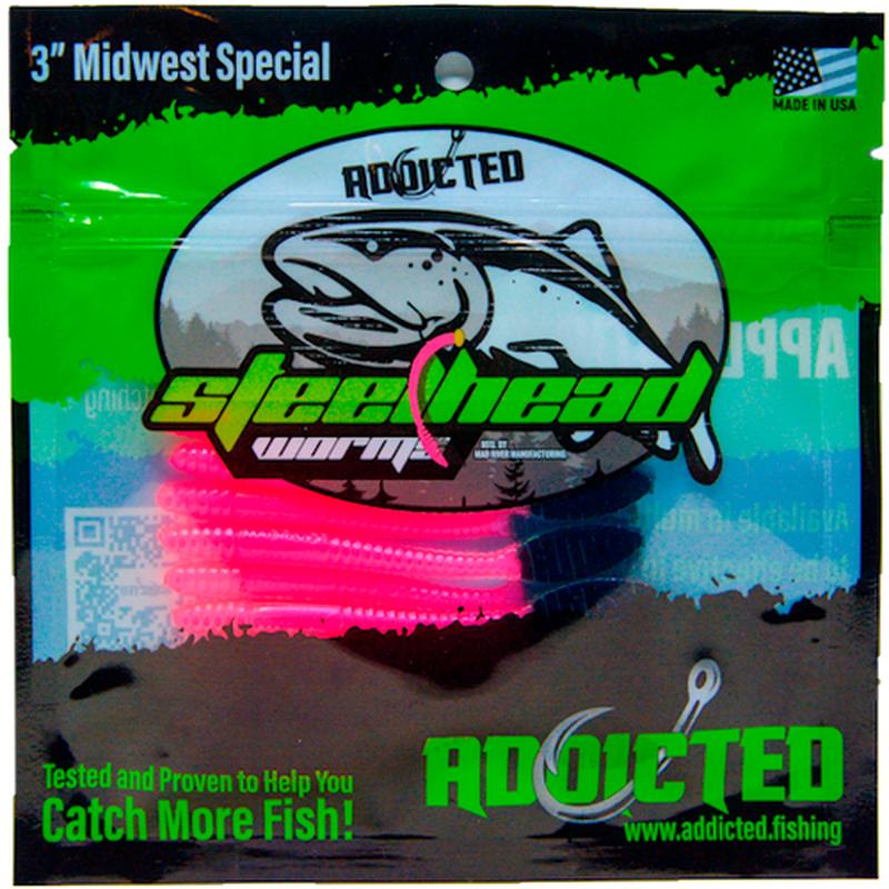 Addicted Fishing Copy Cat Worms - 3" Midwest Special