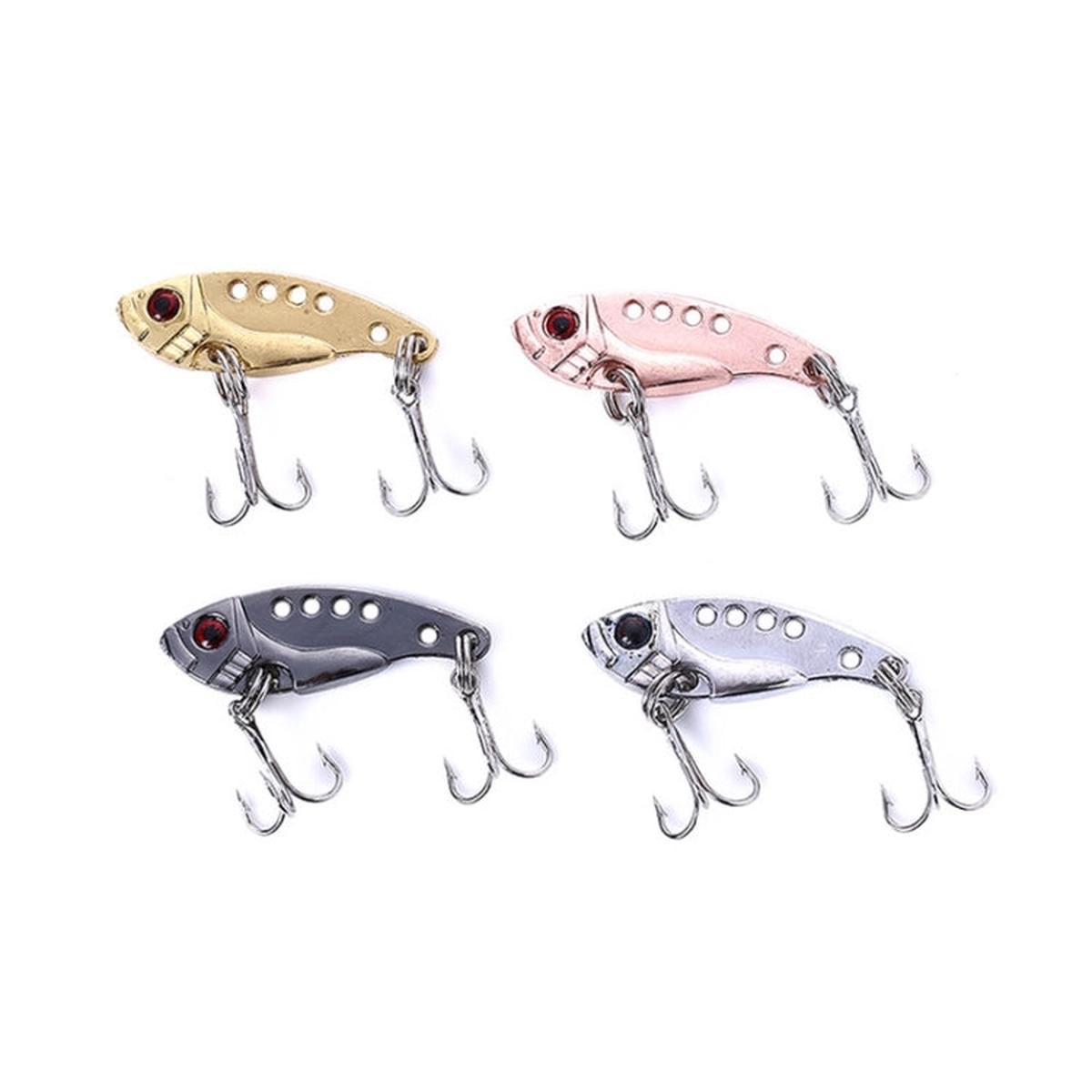1 Set HENGJIA VIB013 Metal VIB Fake Bait Electroplated Hard Bait, Specification: 5.5cm 11g