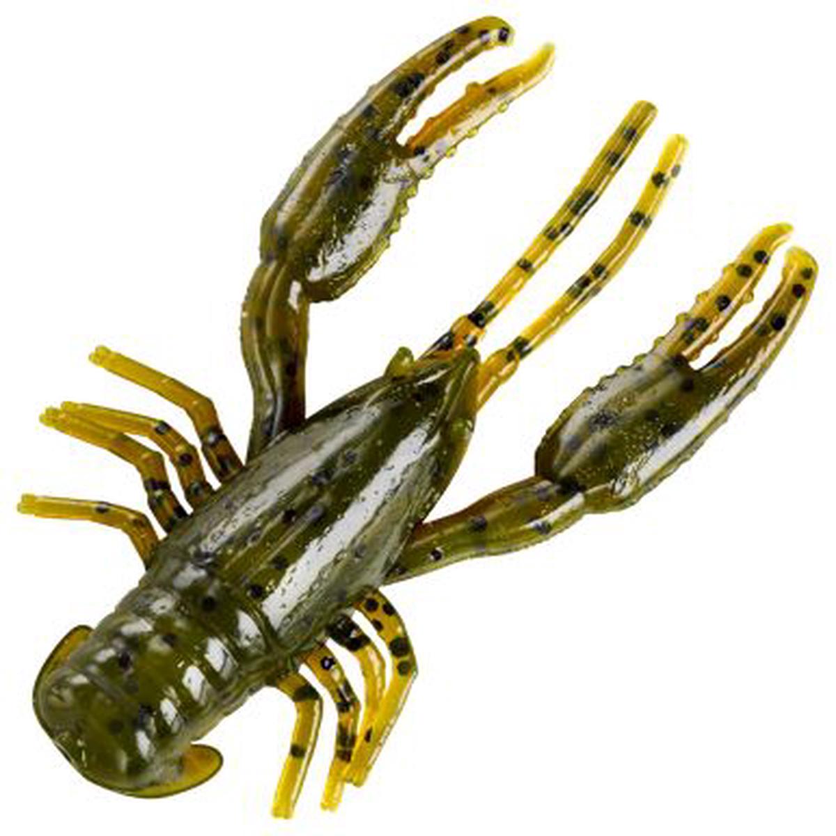 YUM CrawBug Finesse Soft Bait Green Pumpkin