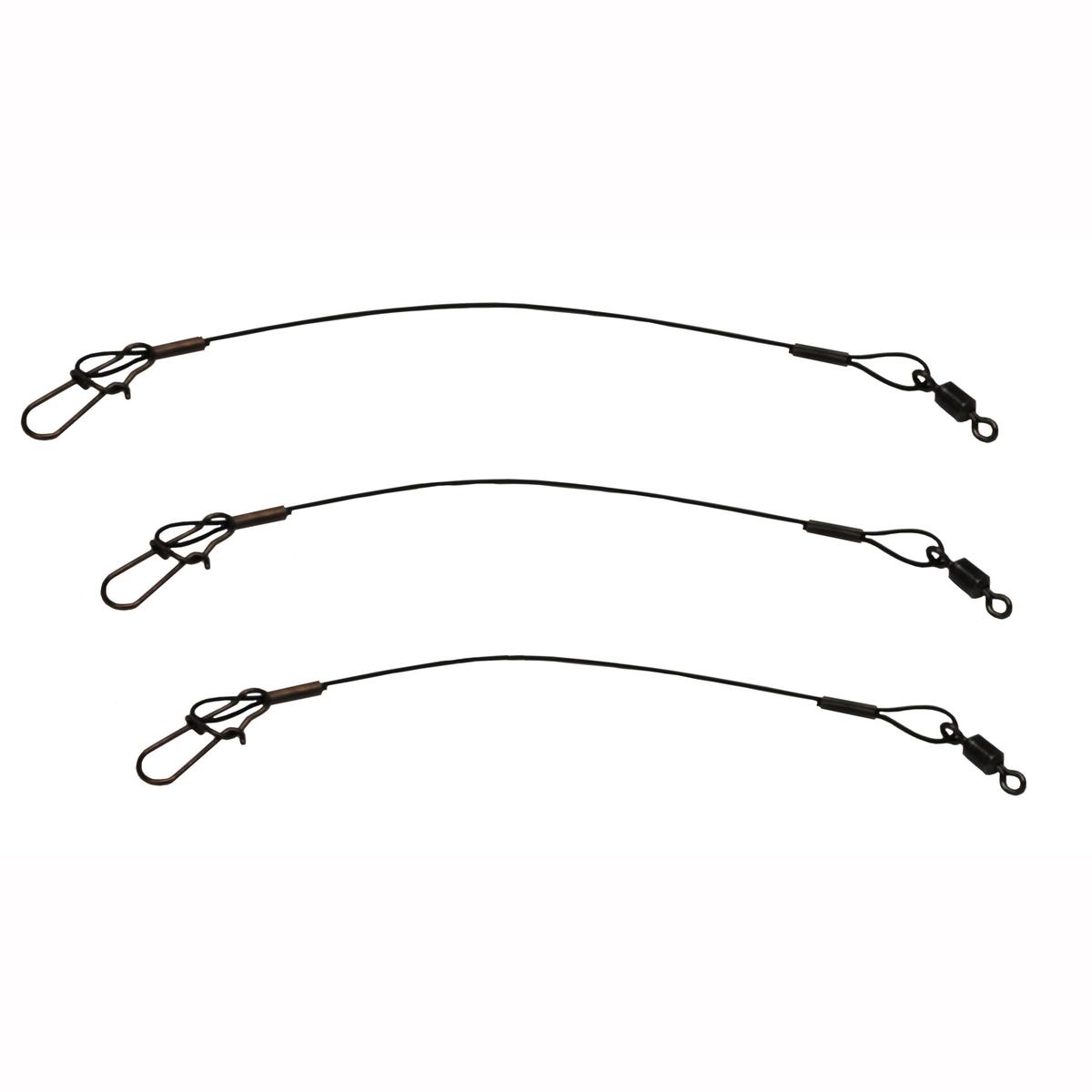 9" Steel Leader 3pcs