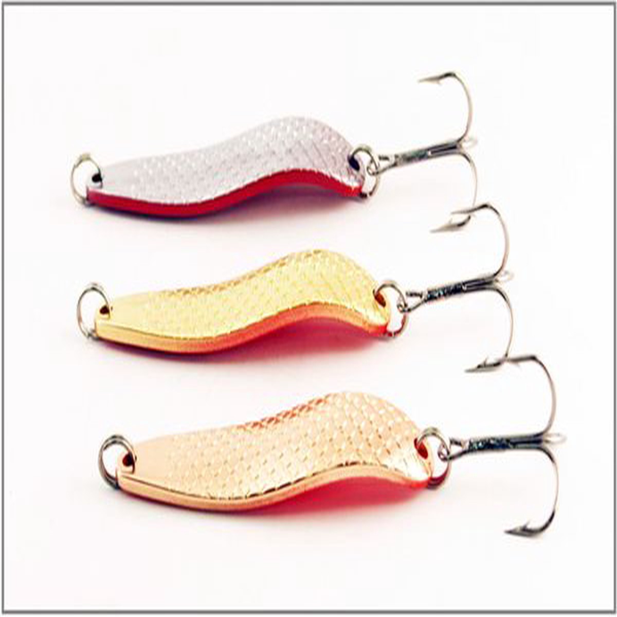 Allcock Halcyon Salmon Spoon 24g Gold Red