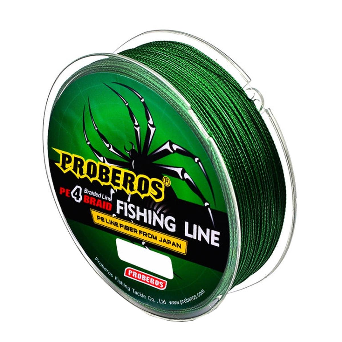 2 PCS PROBEROS 4 Edited 100M Strong Horse Fish Line, Line number: 1.5 / 20LB