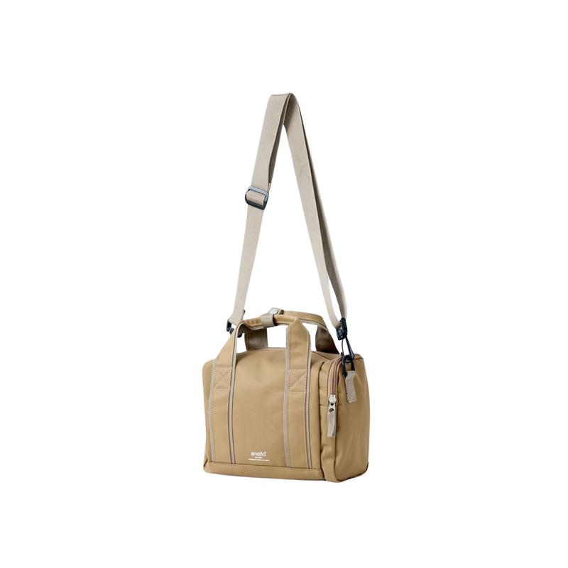 Anello Cube 2Way Mini Boston Bag (Beige)