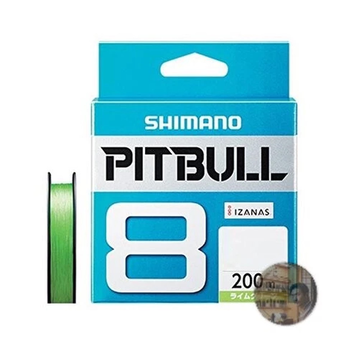 Shimano Pitbull PE Line 8-Strand Braid 200m 1.0 Lime Green 22.4lb PL-M68R New