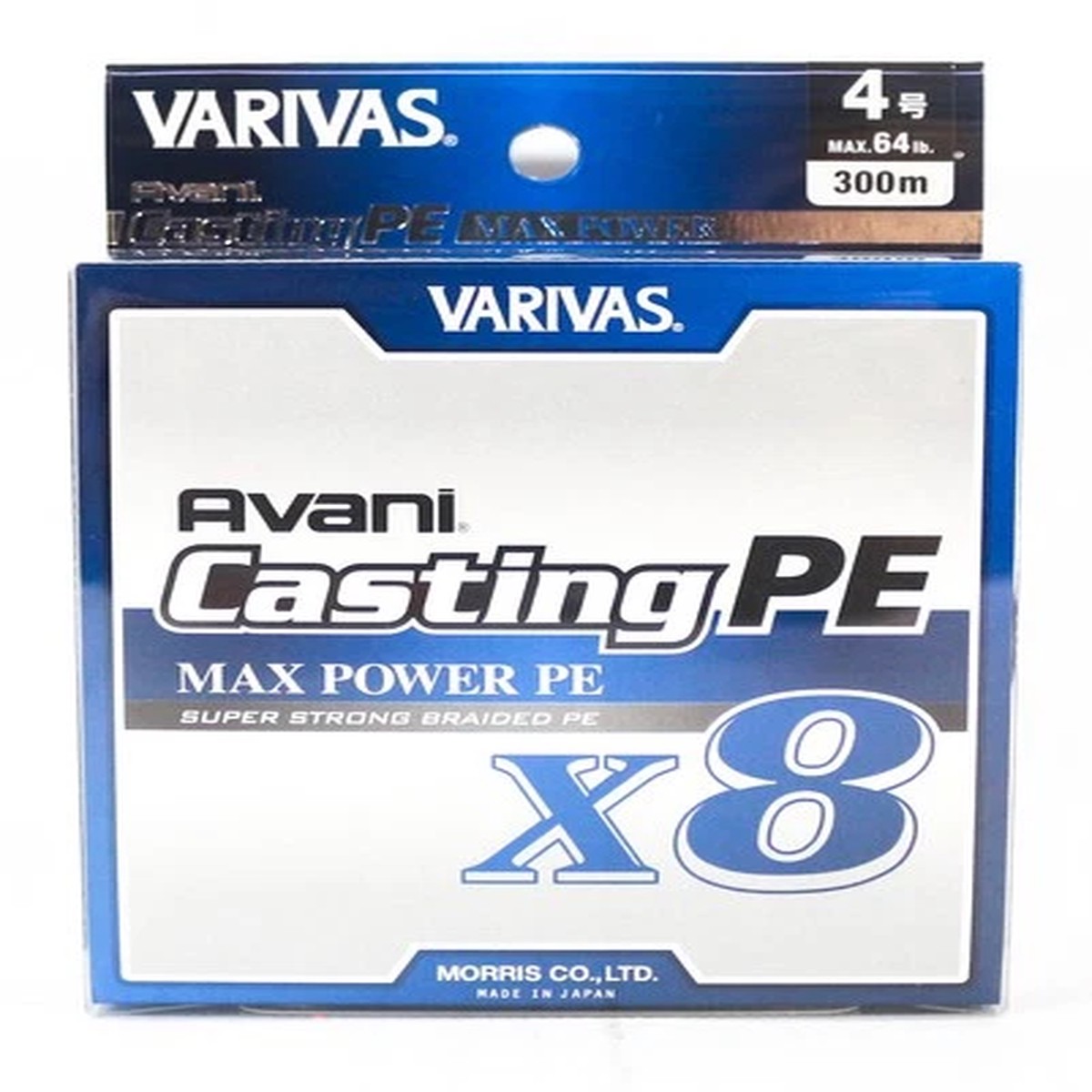 Varivas P.E Line New Avani Max Power Casting X8 300m P.E 4 64lb (8593)