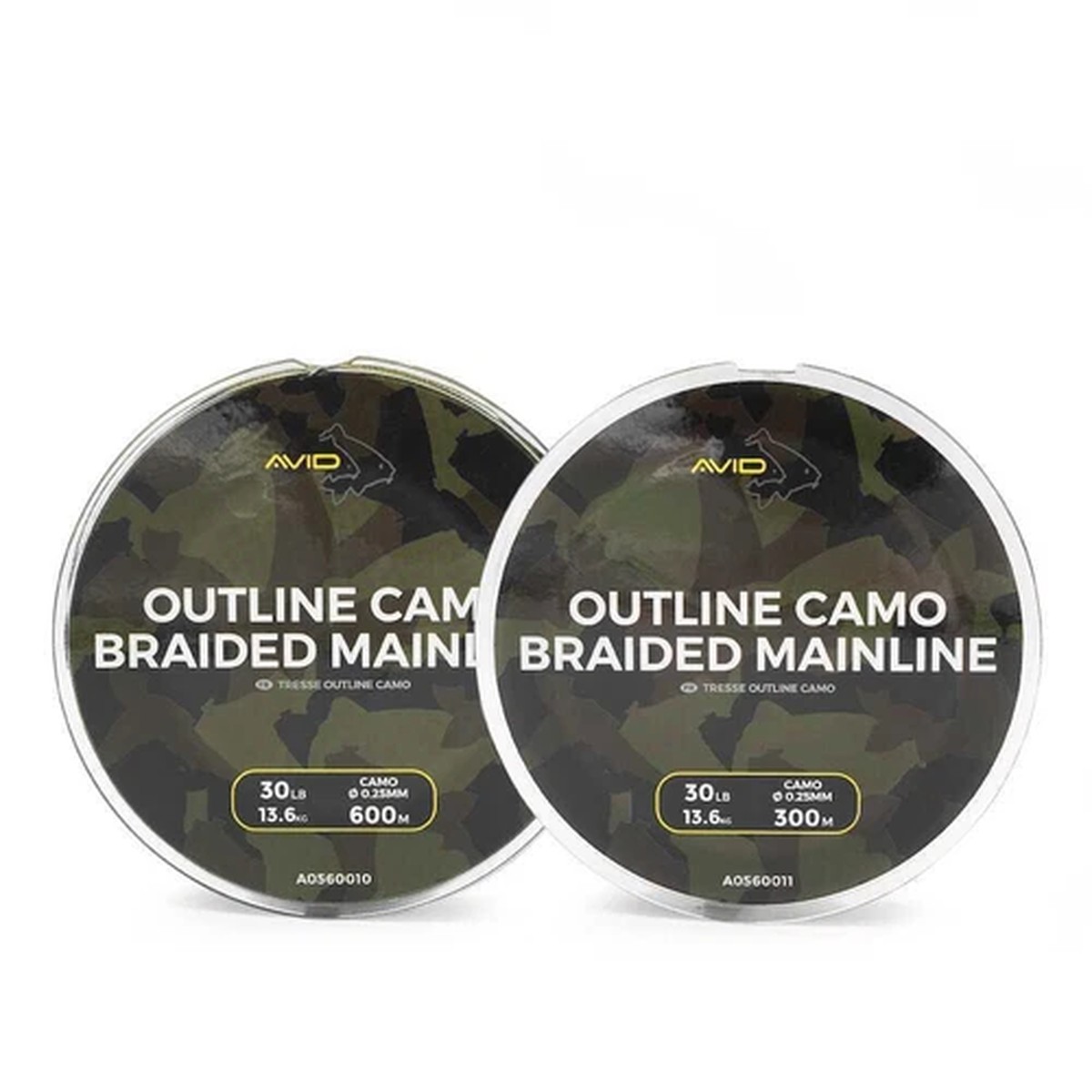 Avid Outline Camo Braided Mainline / Carp Fishing Line