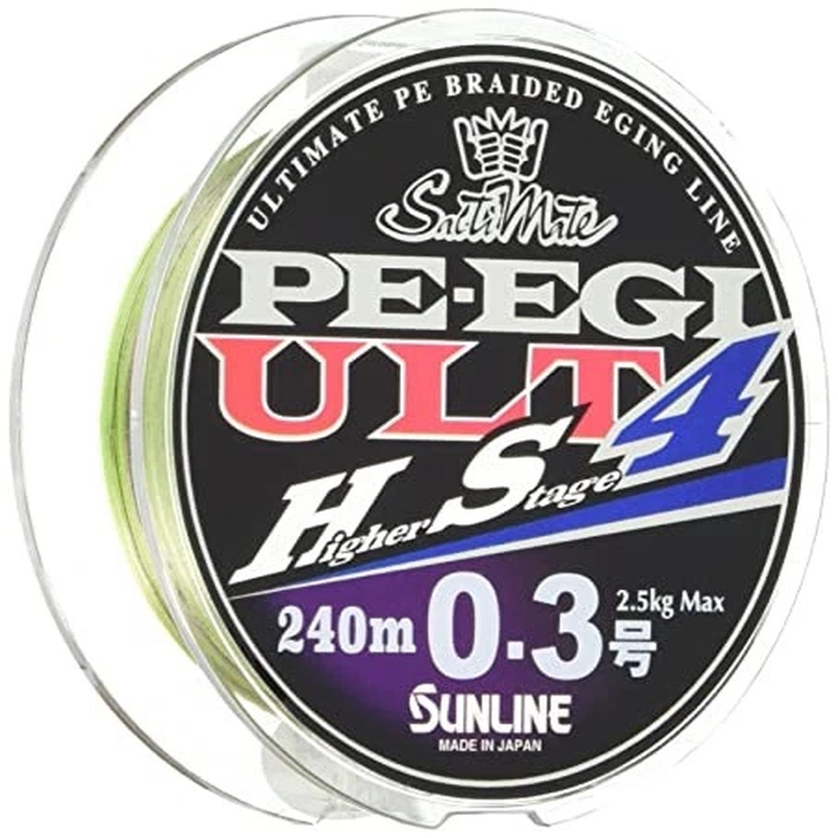 SUNLINE ULT HS4 PE Line Salty Mate PE Egi 84.5 ft (240 m) 0.3 no. 5.5 lbs