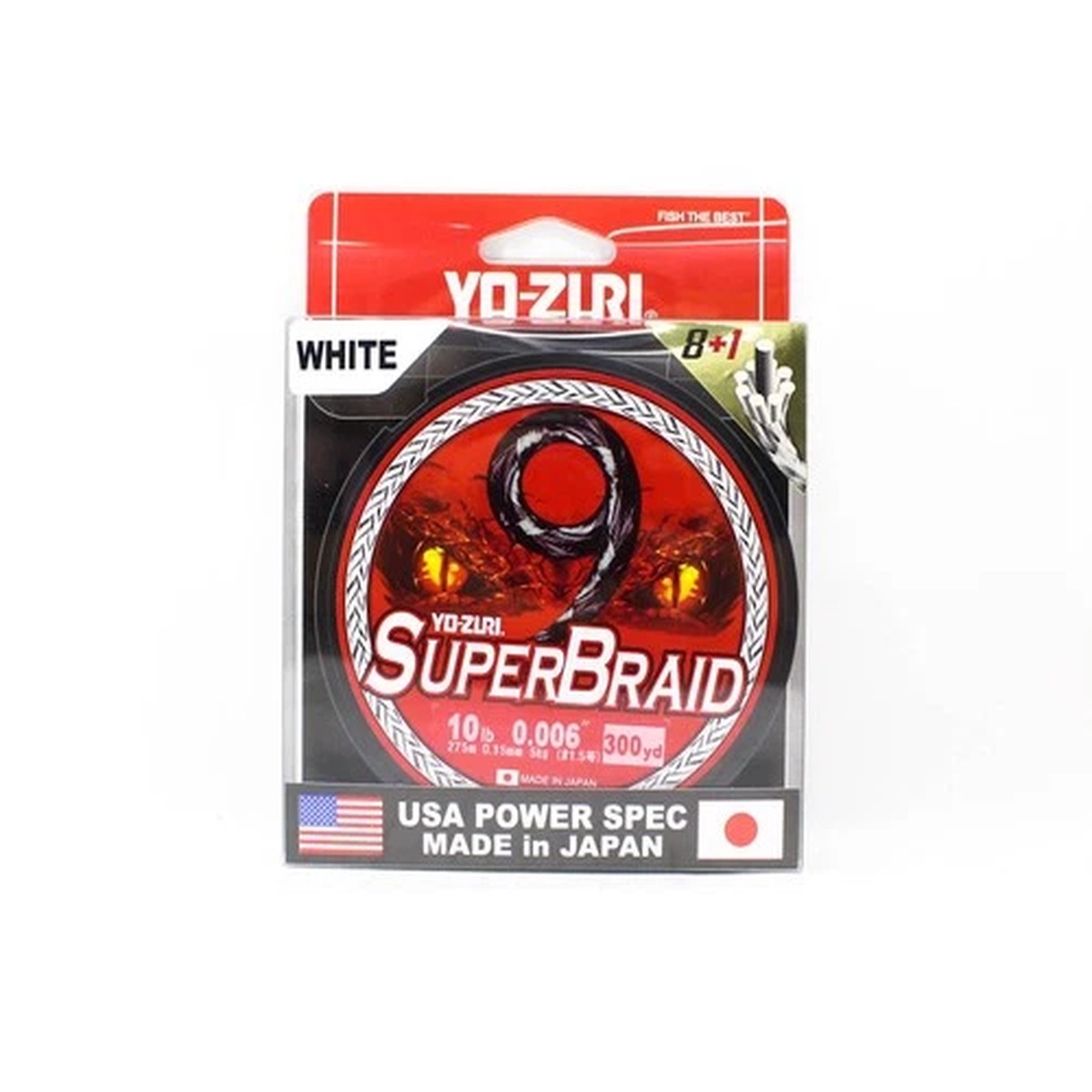 Yo Zuri Duel P.E Line Super Braid 9 300YDS 10lbs (0.15mm) (0047)