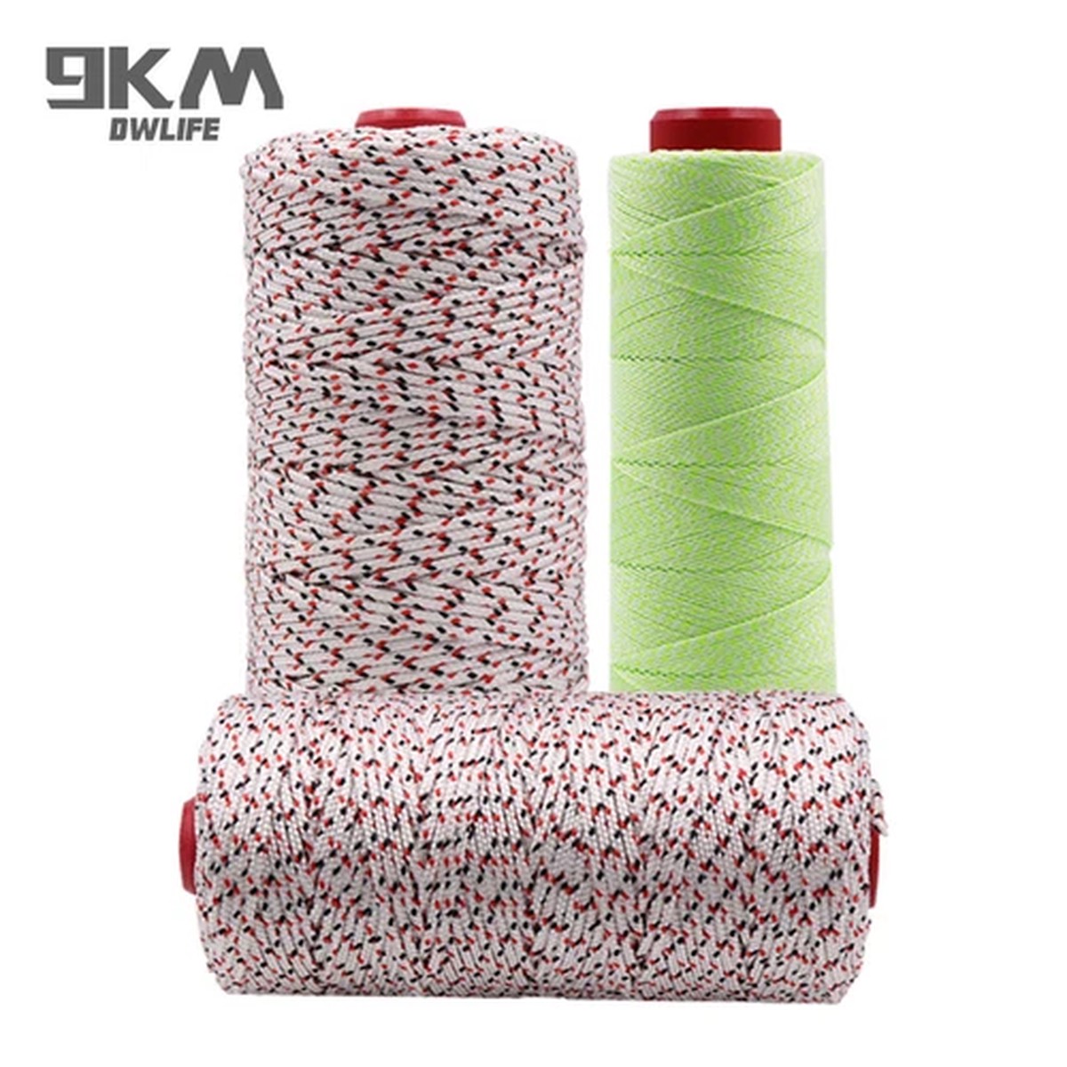 50~500lbs Braided Dacron Line Non-Stretch String Fishing Assist Cord Leaders