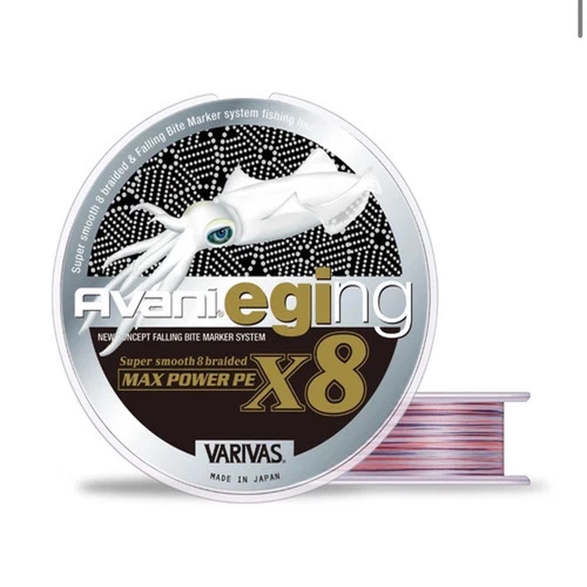 Varivas Avani Eging Max Power PE X8 Line Squid Fishing Braided Japan Size