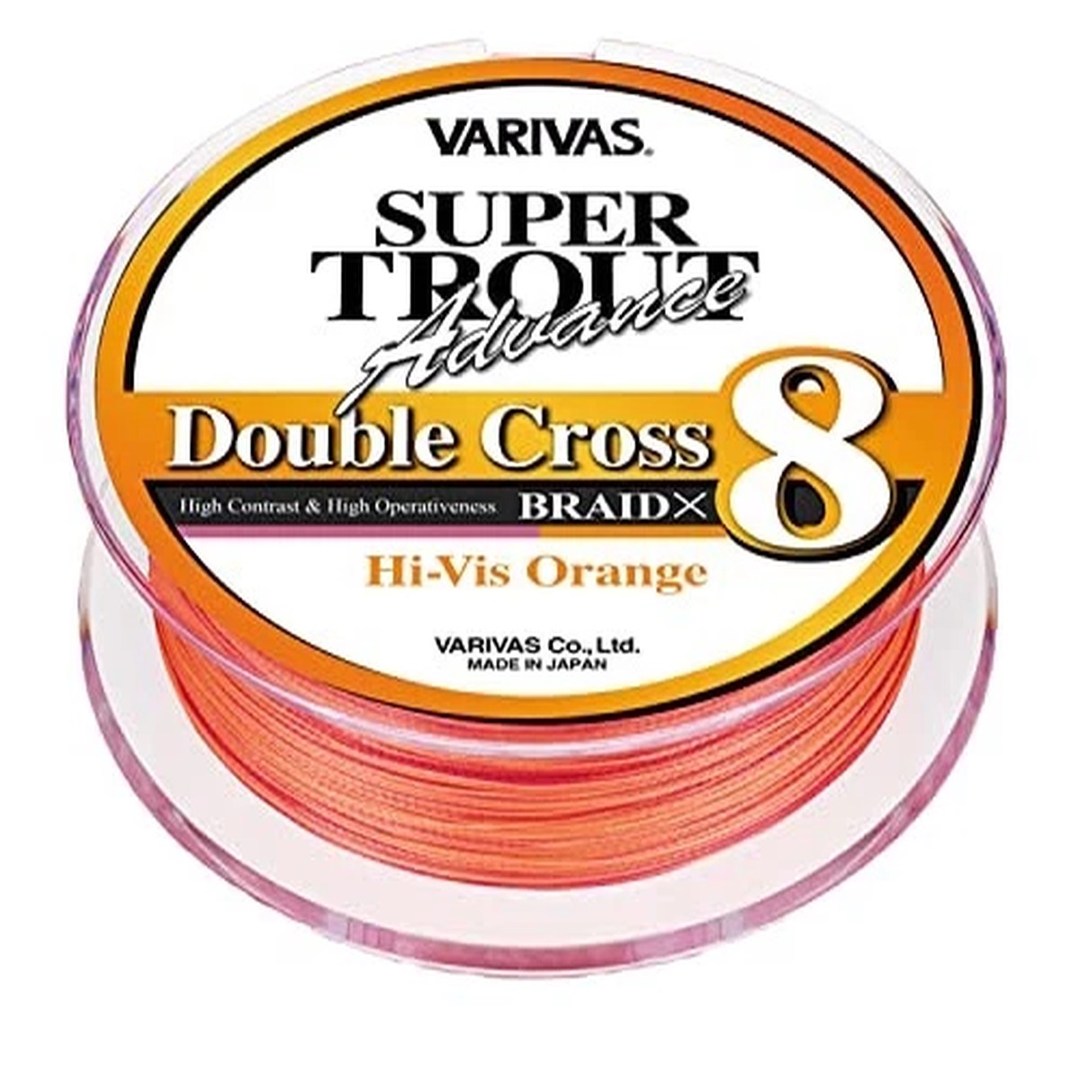 Varivas P.E Line Trout Advance Double X X8 Orange 100M 0.6 9.6Lb 878 From