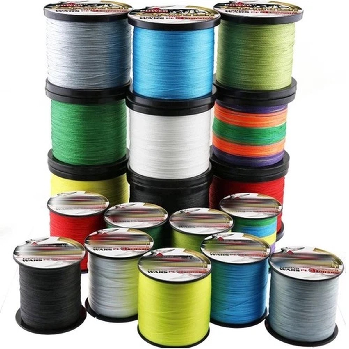 16 Strands PE Braided Fishing Line 300M Multifilament Superb Casting 20lb-500lb