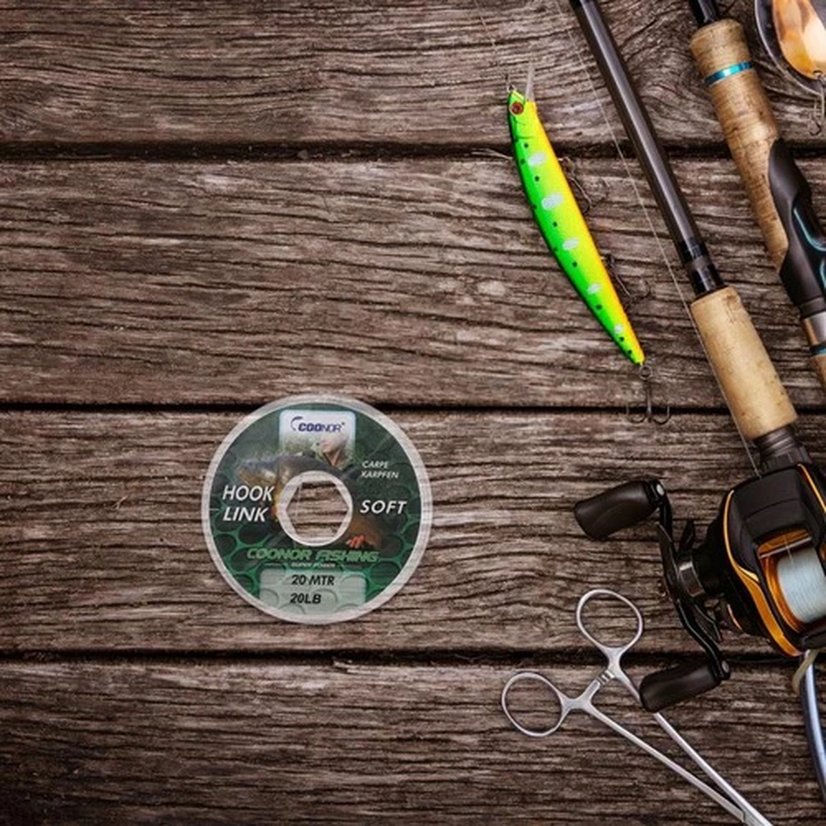20 Fishing Wire Hook Line Camouflage PE Material Abrasion Resist