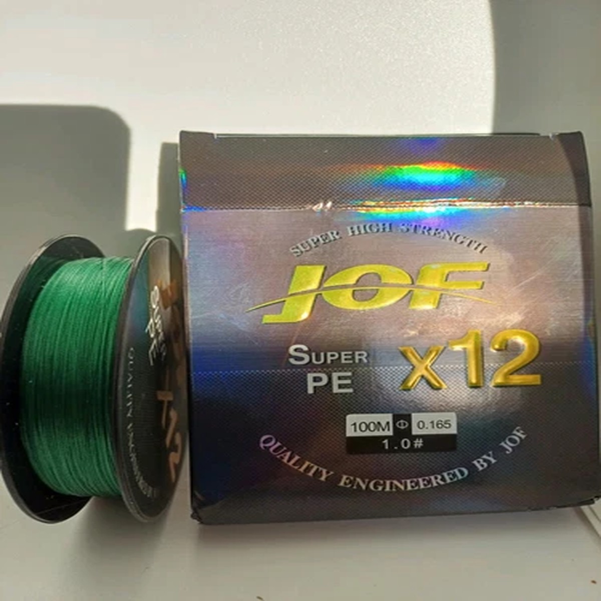 X12 Upgraded Braided Fishing Line - Super Strong 12-Strand PE 100m 1.0#