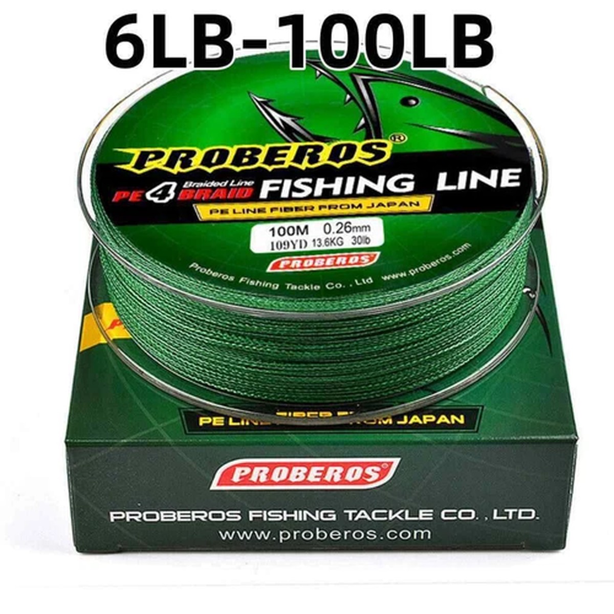 6LB-100LB Blue Grey Red Fishing Lines 4 Strands Braid 100M Superb Dynema PE Line