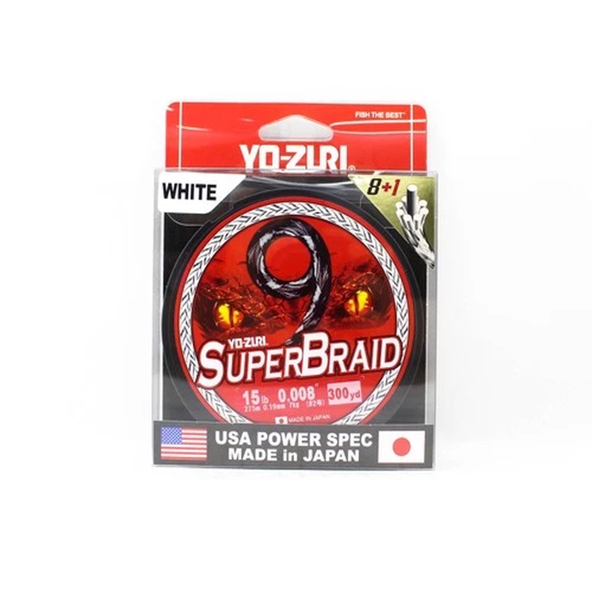 Yo Zuri Duel P.E Line Super Braid 9 300YDS 15lbs (0.19mm) (0061)