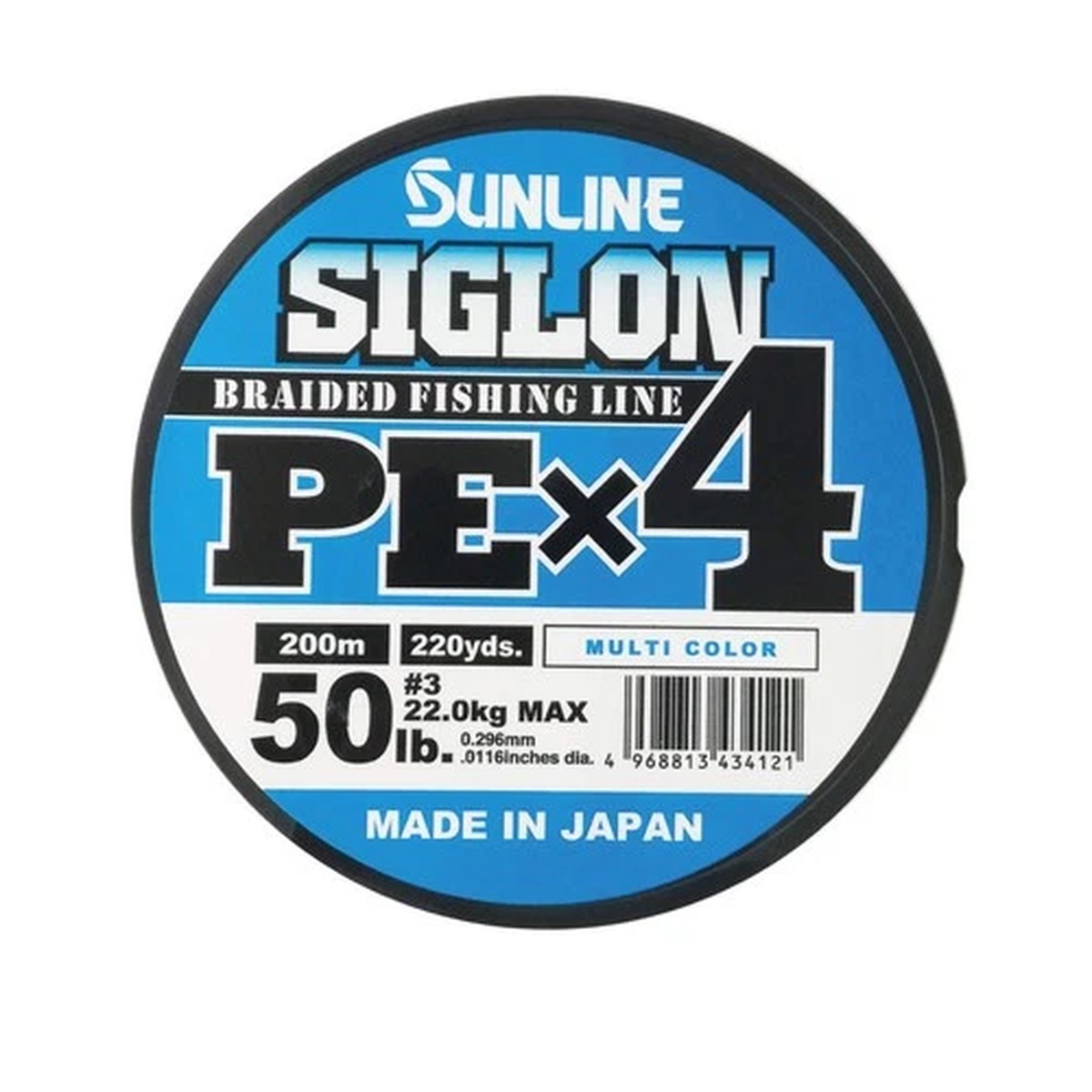 SUNLINE Siglon PEx4 Line 200m 5 Colors #3 50LB J