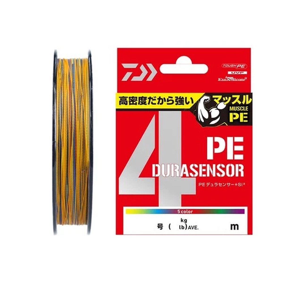 Daiwa UVF PE DURASENSOR 4 BRAID +Sii2 #1 17lb 200m Fishing Line Multicolor N JP