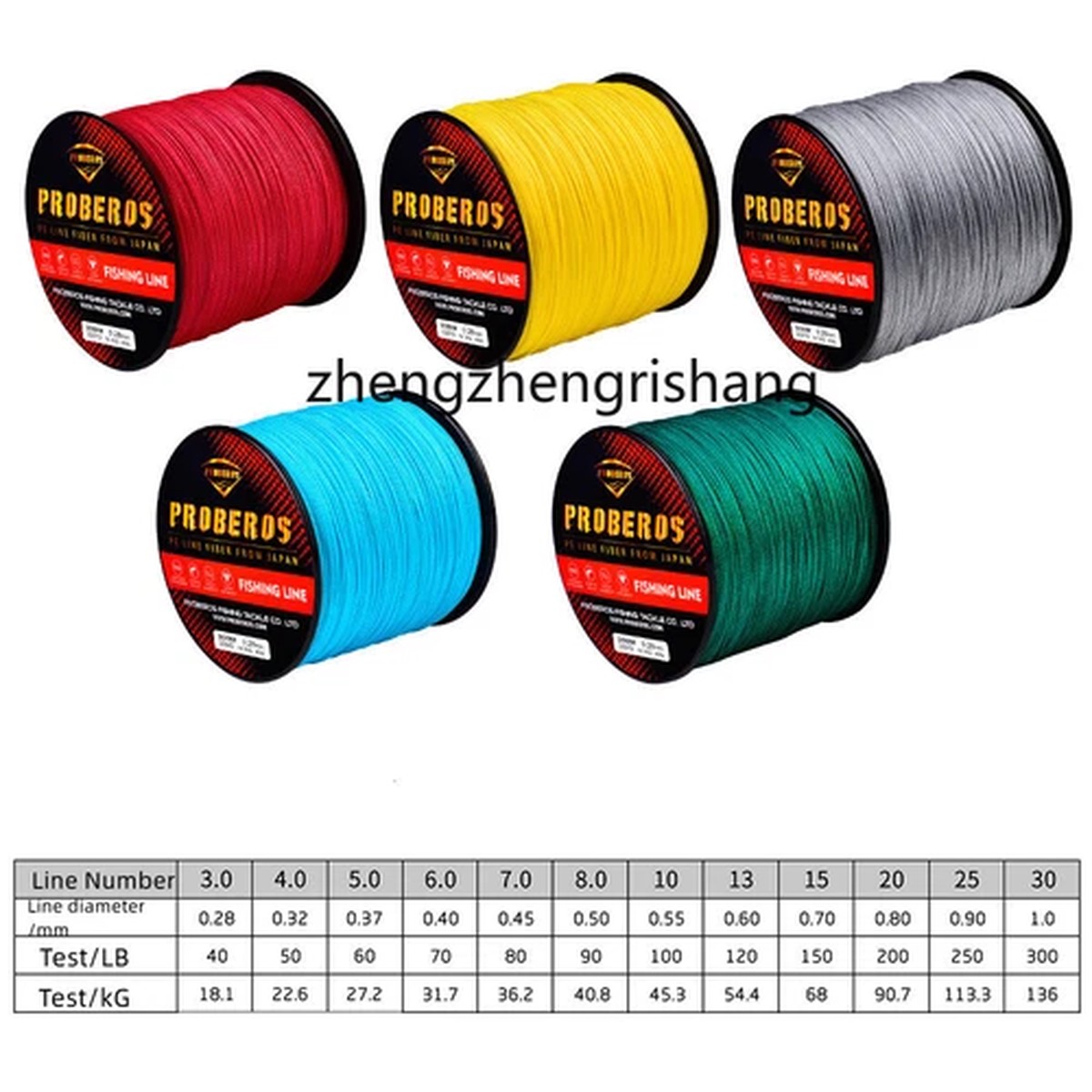 X16 Braided Fishing Lines 16 Strands Multifilament PE Lines 40lb-300lb