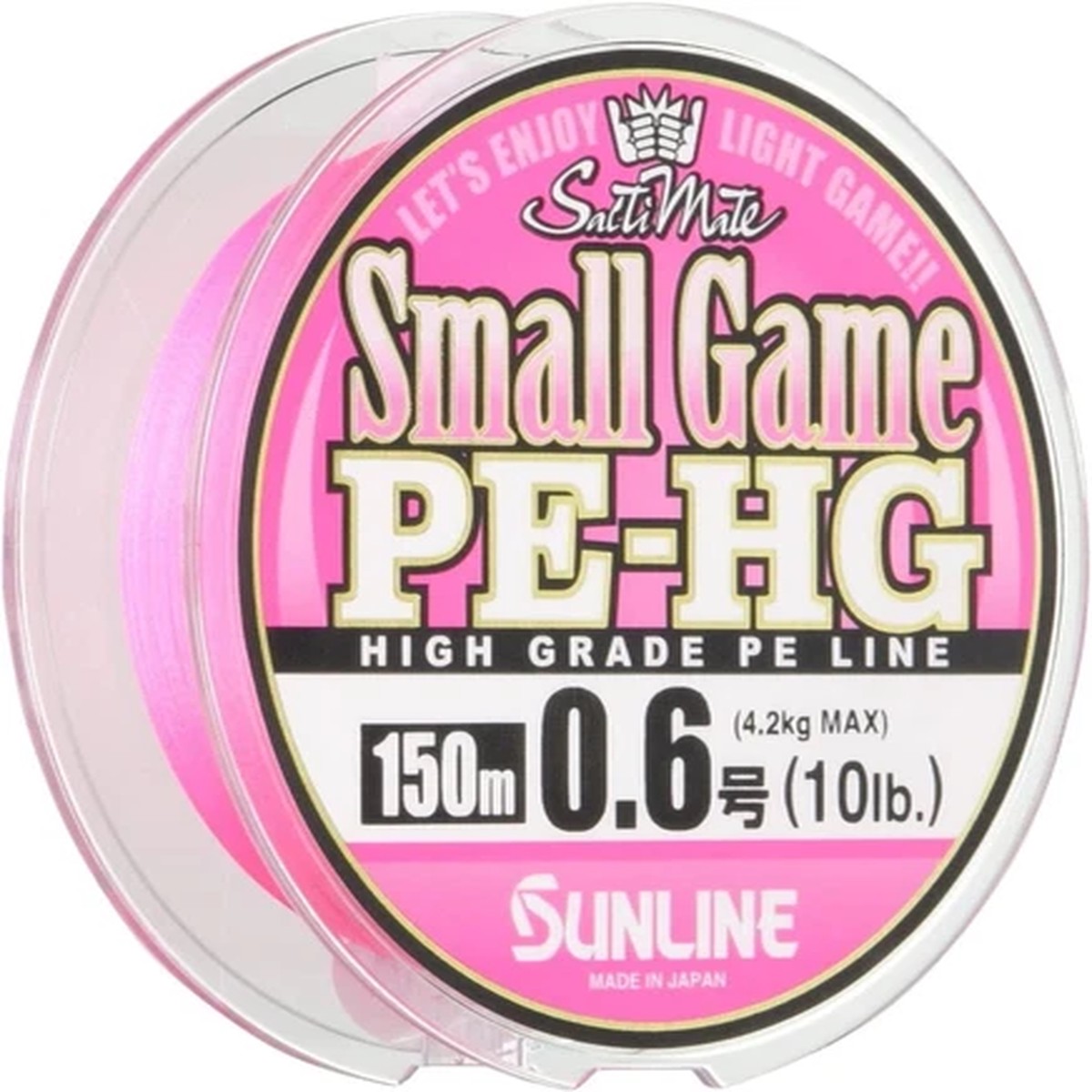 Sunline PE Line Salty Mate Small Game HG 150m Sakura Pink