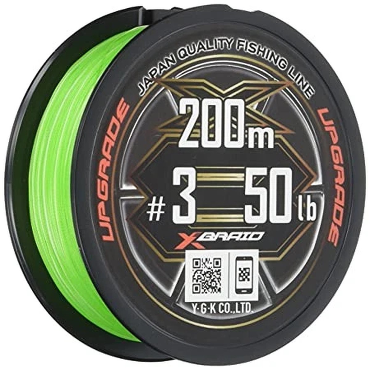 YGK X-Braid Upgrade X8 PE Fishing Line 3.0/50lb 200m most used PE line in JDMPS