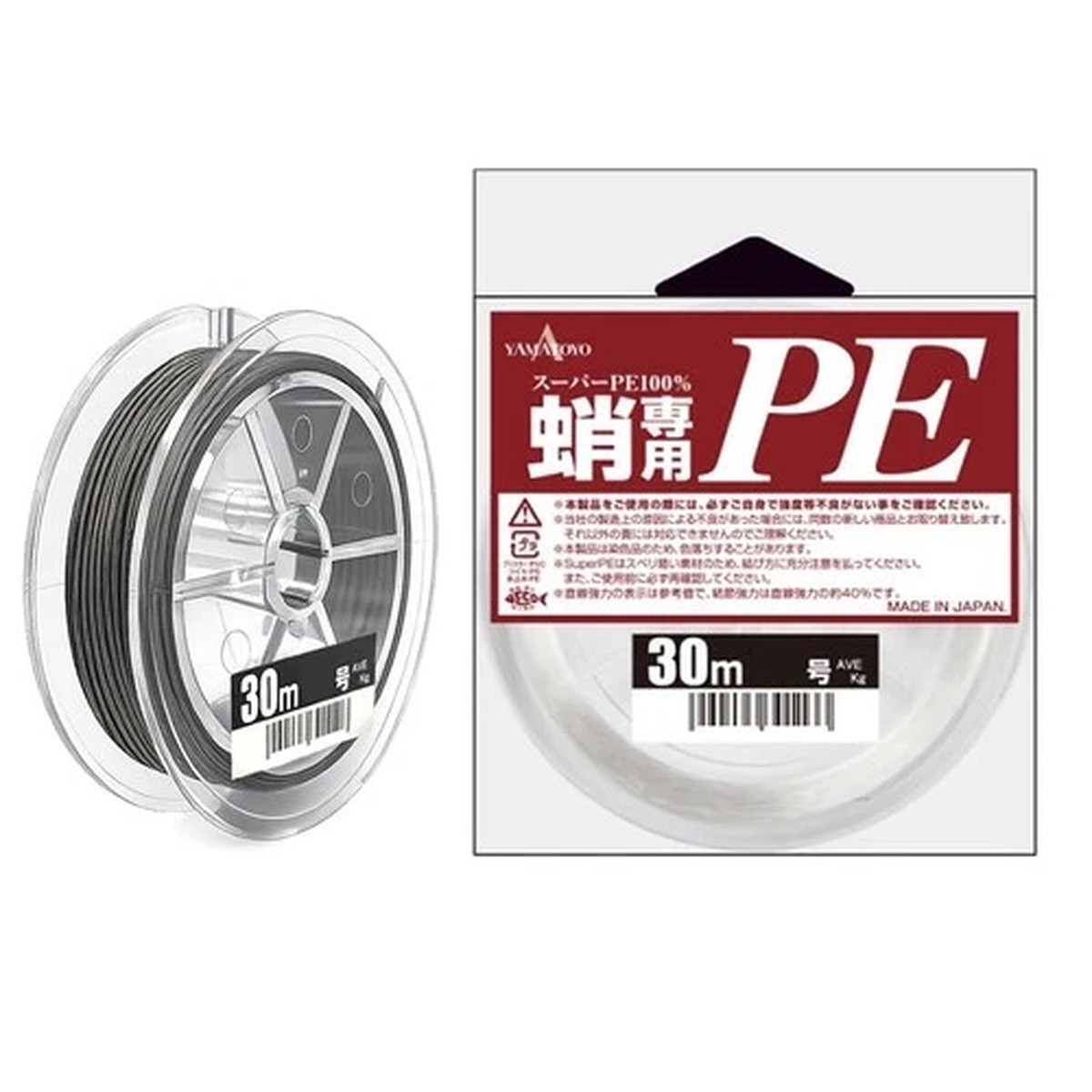 YAMATOYO Octopus-specific PE line, 30m, Gray, Size 10