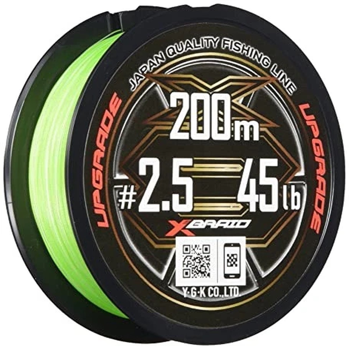 YGK X-Braid Upgrade X8 PE Fishing Line 2.5/45lb 200m most used PE line in JDMPS