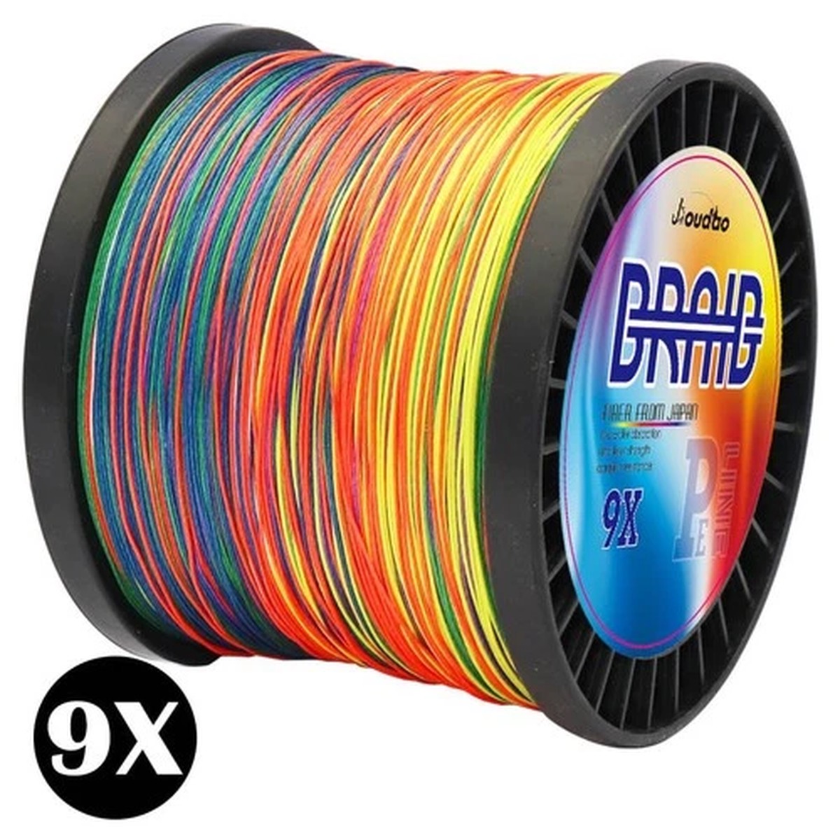 Braid Fishing Line 9 Strands 1000M 1500M Multifilament Braided 20-200LB Pe Line