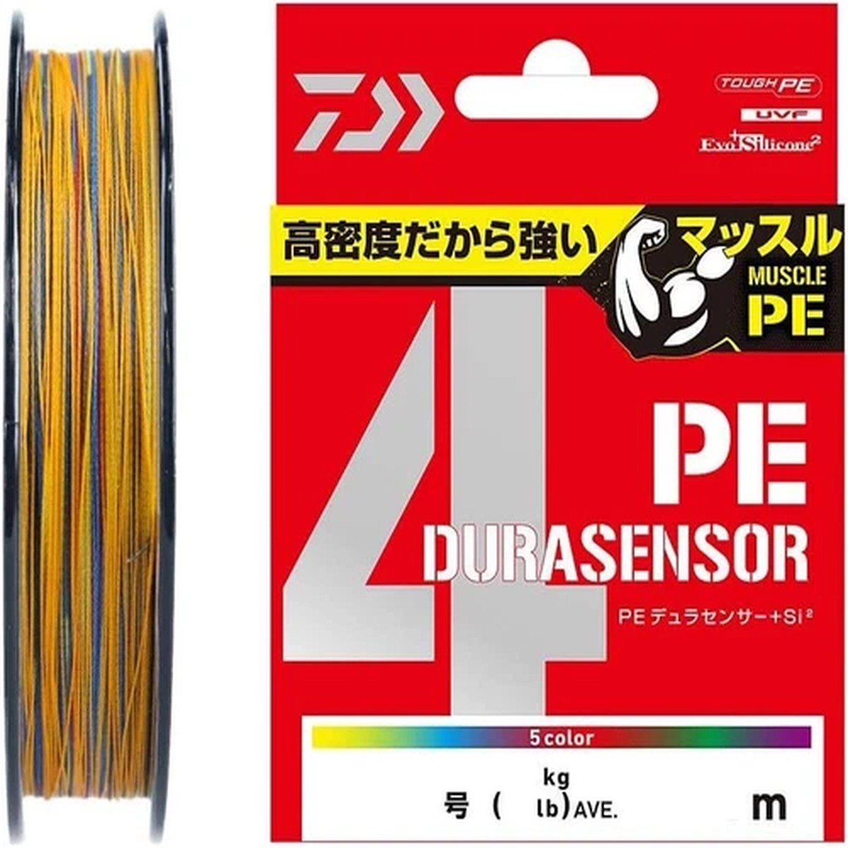 Daiwa UVF PE DURASENSOR 4 BRAID +Sii2 #1/17lb 200m