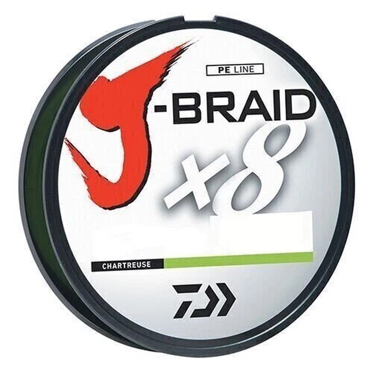 Daiwa J-Braid x8 Braided Line 50lb 300M Chartreuse JB8U50-300CH