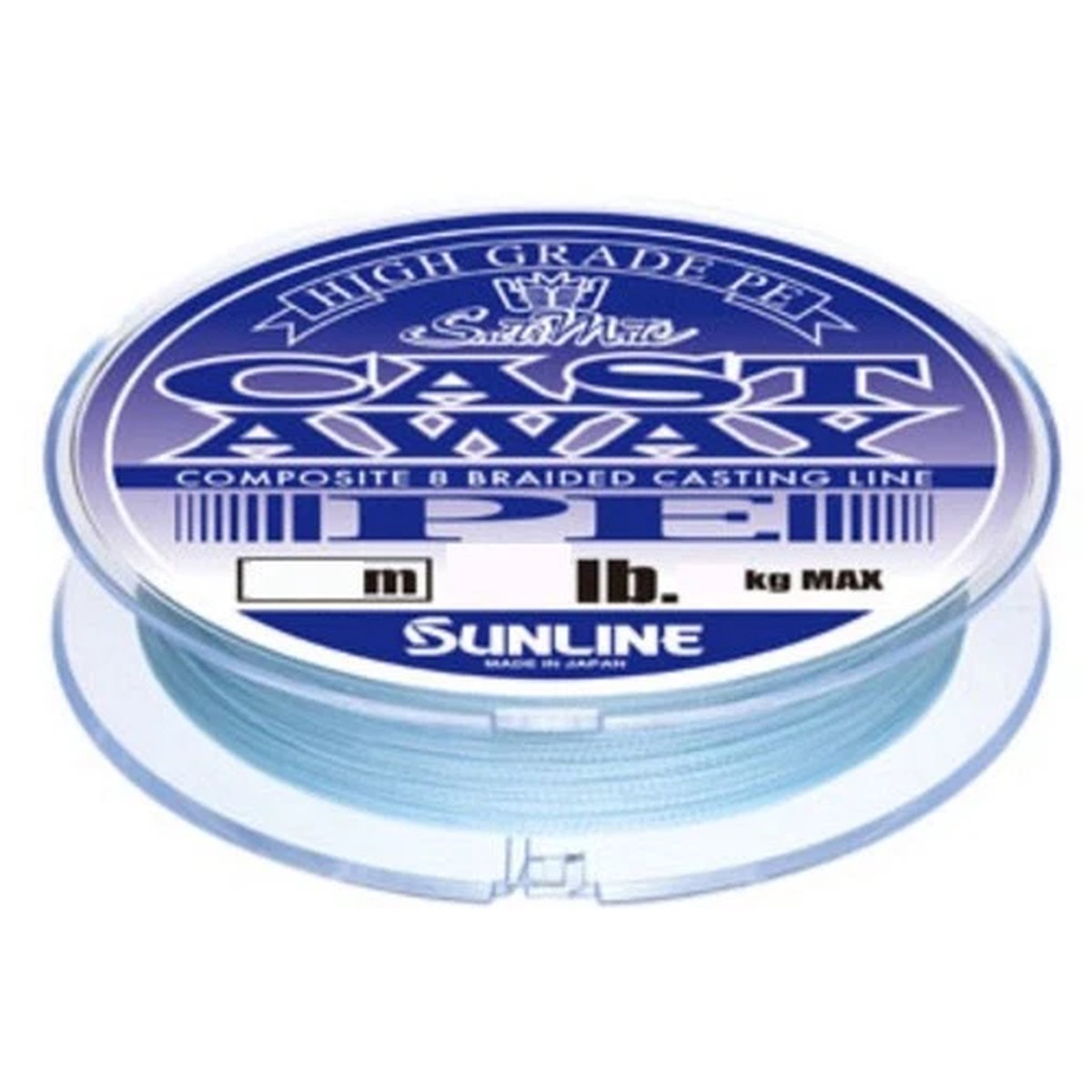 SUNLINE PE Line Saltimate Castaway 200m 50lb Pearl Blue