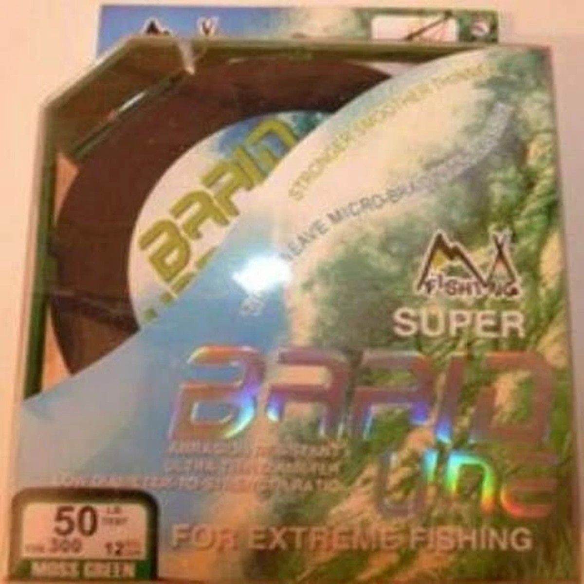 20 LB To 50 LB Braid Fishing line Moss Green 20 LB To 50 LB MX 300 yd