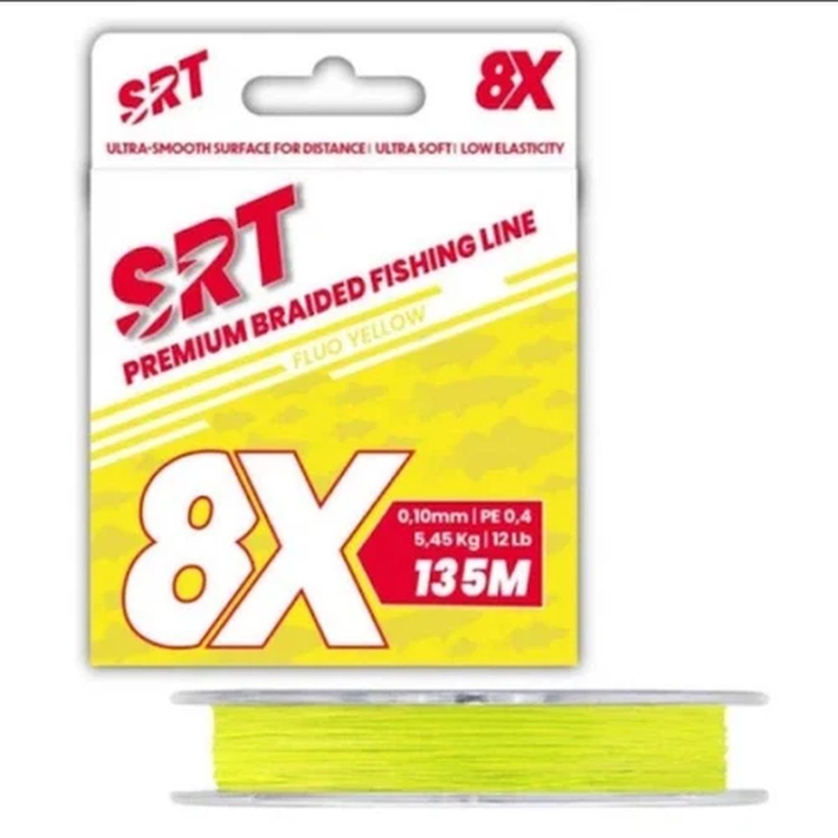 Braided Fishing Line 8 Strands SRT 8X SERT 135 M Spinning Surf Bolentino Sea