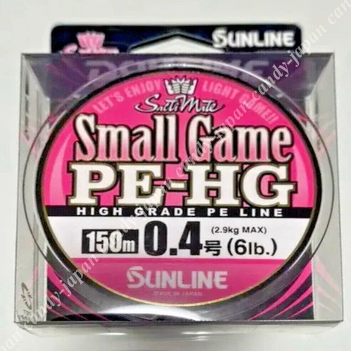 SUNLINE Small Game PE - HG 150m High Grade Braided Line Fishing 0.4 6lb New Fish