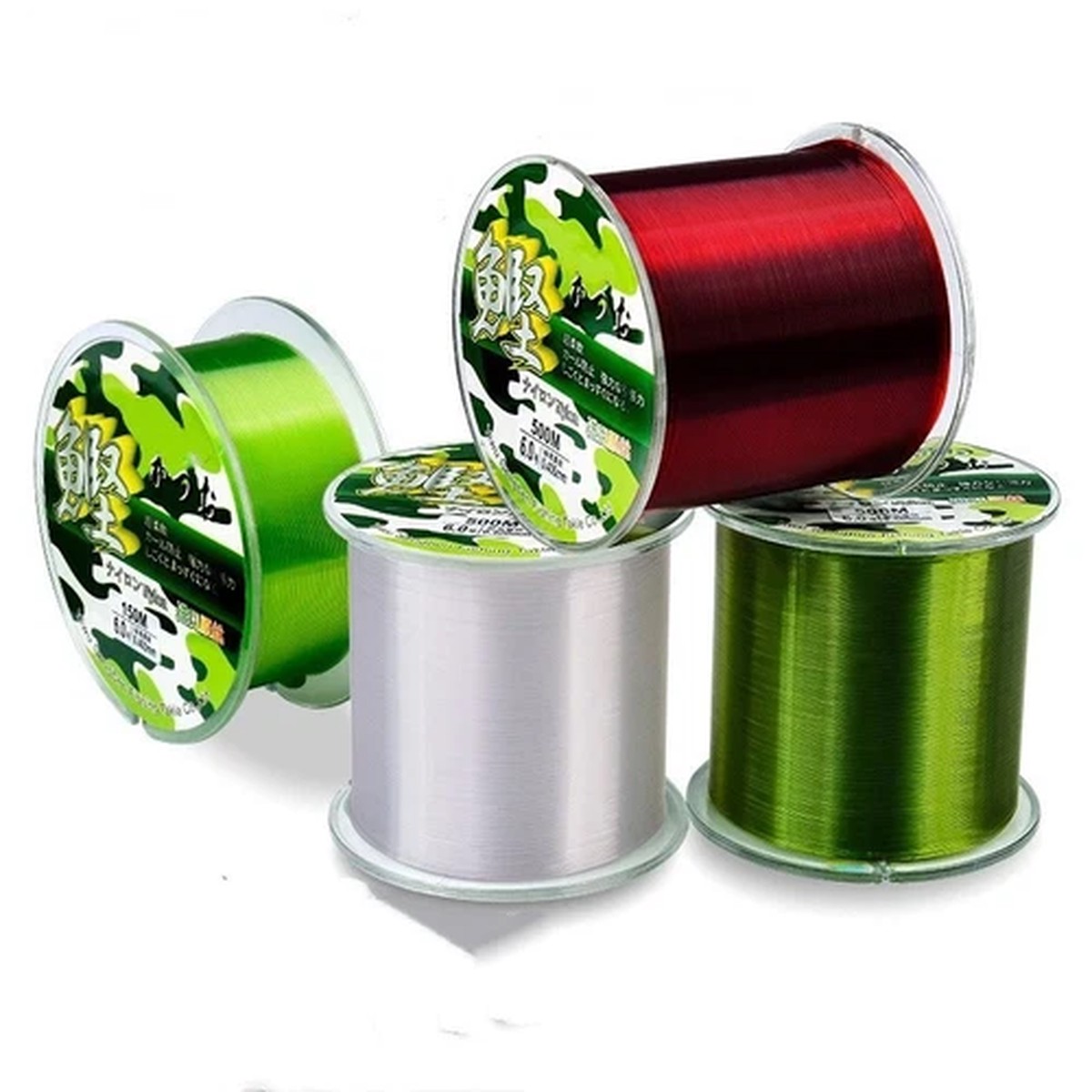 1Pcs 500M Super Strong Nylon Fishing Line Fluorocarbon Coated Reel Line