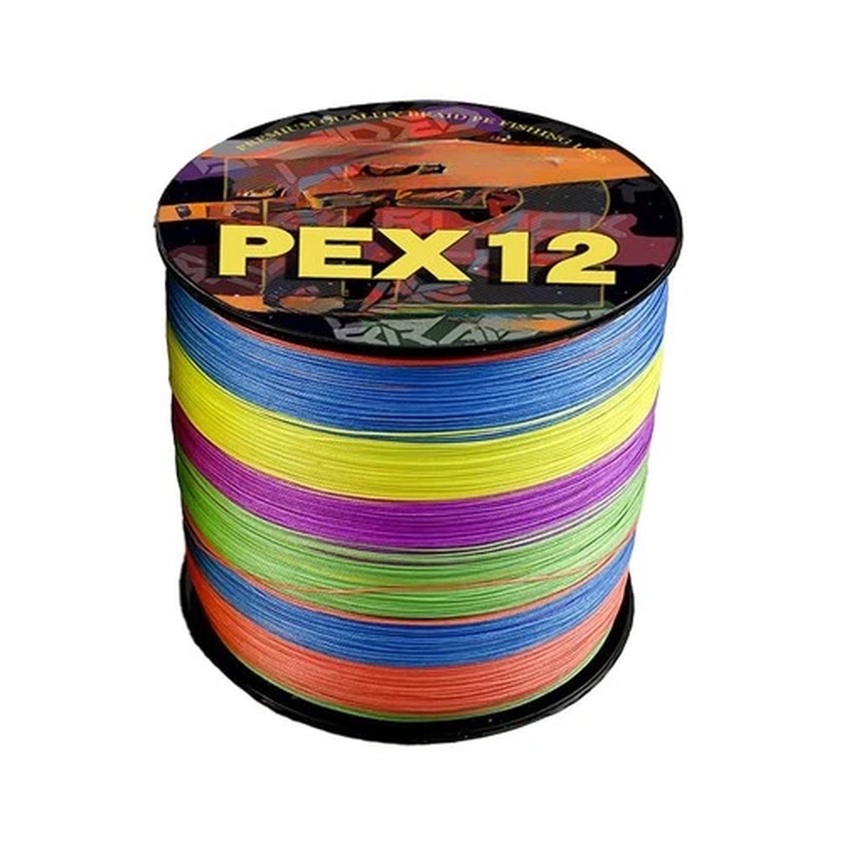 12-Strand PE Braid 100m for Big Game Fishing and Heavy Bait Applications