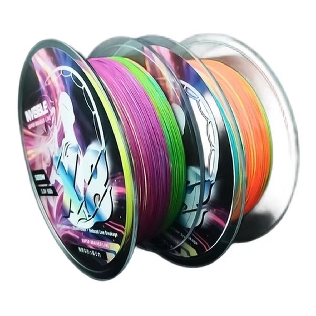 300m 500m 8 Strand For Braided PE Line for For lure Fishing with Smooth Cast
