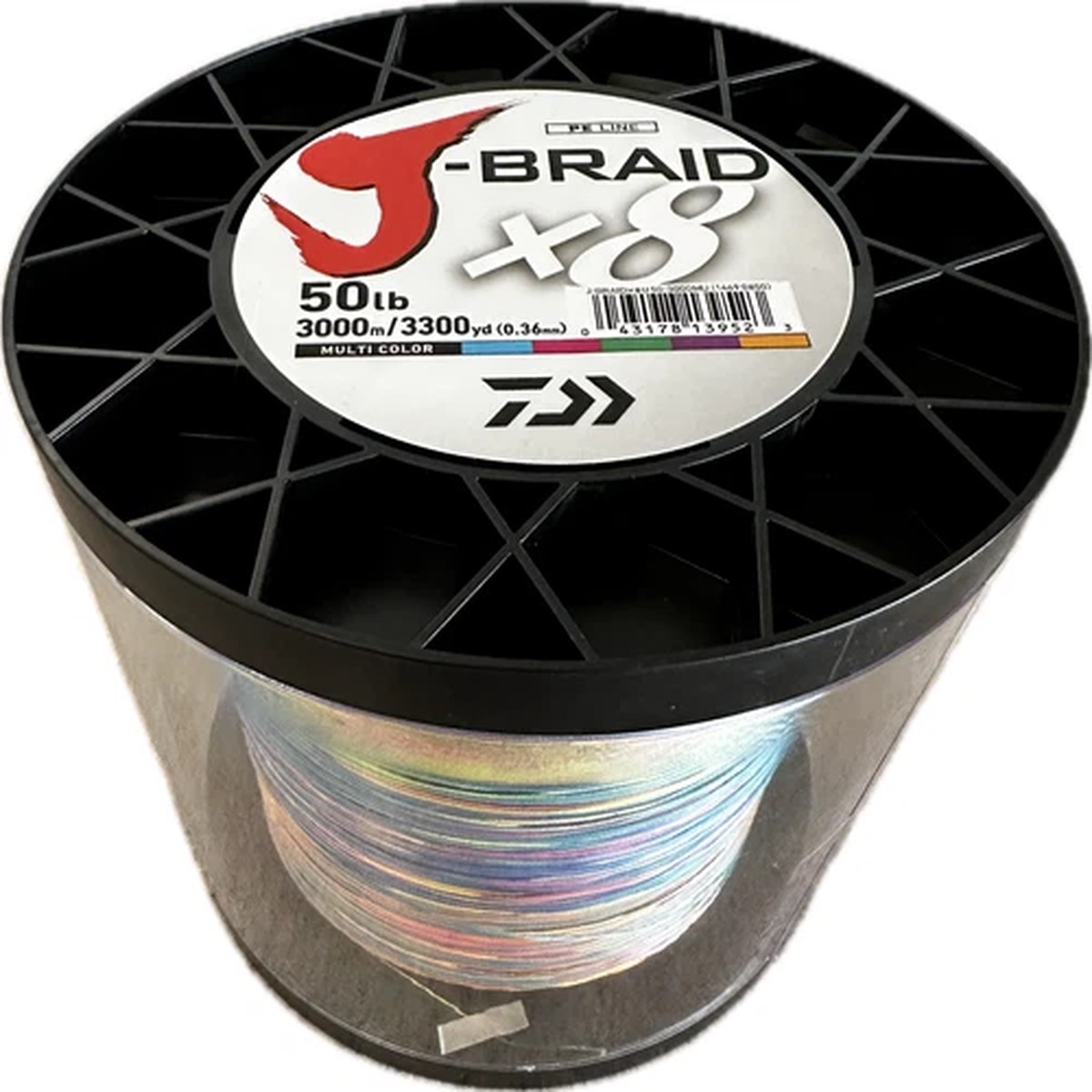 Daiwa J-Braid 3300 Yards 3000 Meters Multi Color 30 40 50 65 80 PE J-Braid x 8