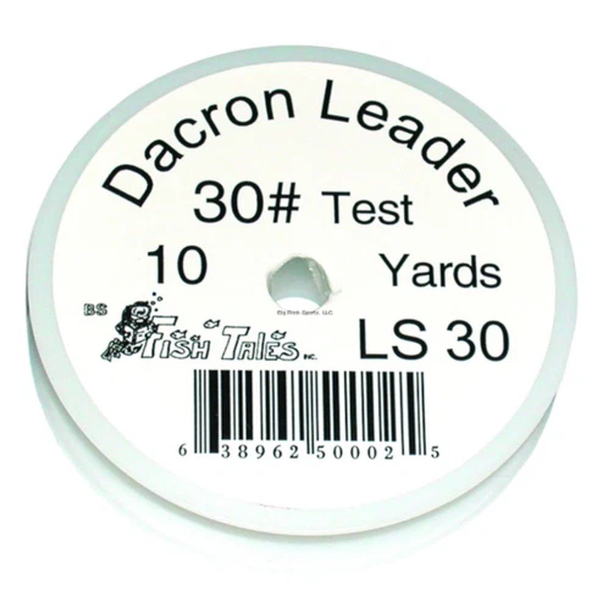 Brad's LS30 Braided Dacron Fishing Leader 30lb Test 10 Yards Green Spot IGFA