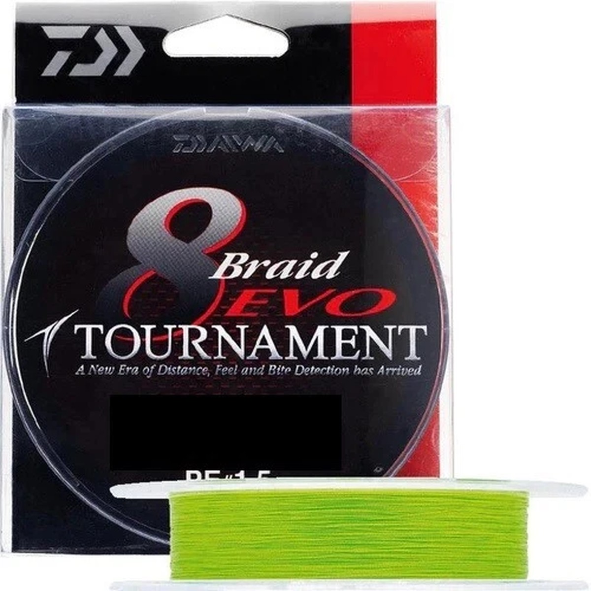 Daiwa Tournament Evo 8 Carrier Braid Line 51.6lb 135m 0.30mm Chartreuse TN8EVO