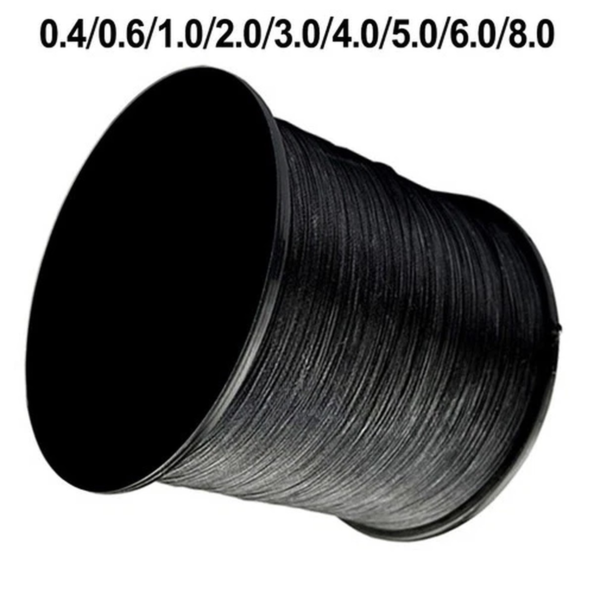 500M Black PE For Braided Fishing Line 4 Strand for Casting and Bottom Fishing